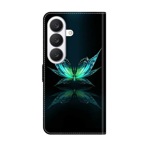 Crystal-Like Painted Vegan Leather Phone Case, For Samsung Galaxy S26+ 5G, For Samsung Galaxy S26 Ultra 5G