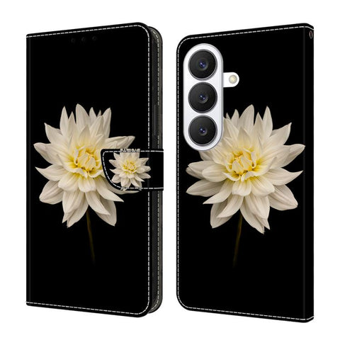 Crystal-Like Painted Vegan Leather Phone Case, For Samsung Galaxy S26+ 5G, For Samsung Galaxy S26 Ultra 5G