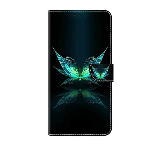 Crystal-Like Painted Vegan Leather Phone Case, For Samsung Galaxy S24 Ultra 5G, For Samsung Galaxy S24+ 5G