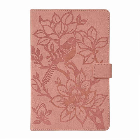 Magpie Embossed Vegan Leather Tablet Case, For Samsung Galaxy Tab A11+ / A9+, For Samsung Galaxy Tab A11 / A9, For Samsung Galaxy Tab A8 2021 X200, For Samsung Galaxy Tab A7 Lite T220