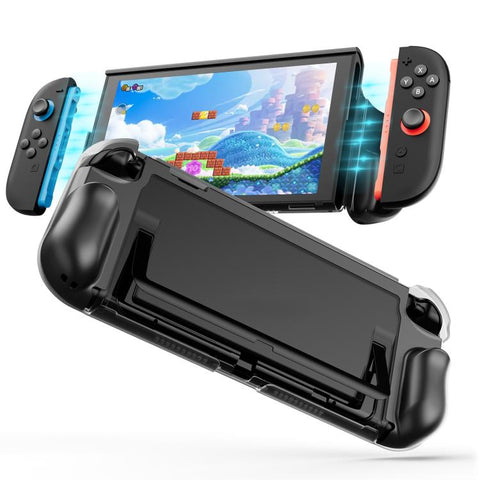 XDcase Transparent Armor Soft-Touch TPU Protective Case with Front Cover, For Nintendo Switch 2
