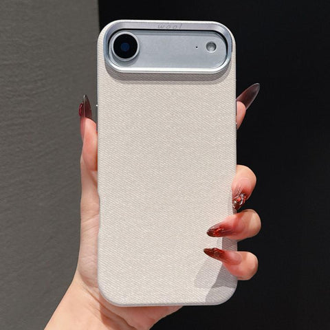 Wool Linen Fabric Full Coverage Magnetic Phone Case, For iPhone 18 Pro / 17 Pro, For iPhone 18 Pro Max / 17 Pro Max, For iPhone 17, For iPhone Air, For iPhone 16 Pro Max, For iPhone 16 Pro, For iPhone 16 Plus, For iPhone 16