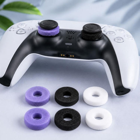 XDcase 6pcs Soft Silicone Aiming Precision Rings for PS4 / PS5 / Xbox / Switch / Google Stadia, 6PCS