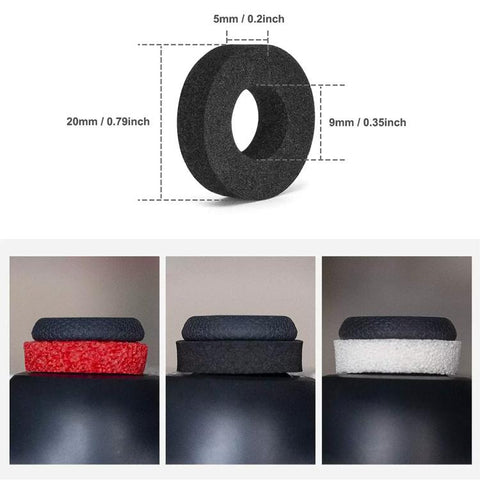 XDcase 8pcs Soft Silicone Aiming Precision Rings for PS4 / PS5 / Xbox / Switch / Google Stadia, 8PCS