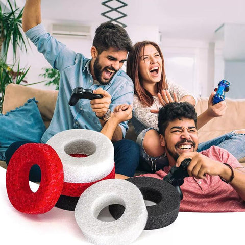 XDcase 8pcs Soft Silicone Aiming Precision Rings for PS4 / PS5 / Xbox / Switch / Google Stadia, 8PCS