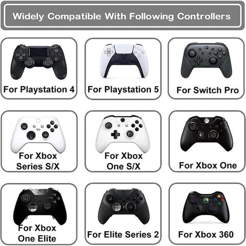XDcase 16pcs Sponge Aiming Precision Rings for PS4 / PS5 / Xbox / Switch / Google Stadia, 16PCS