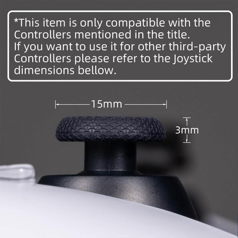XDcase 6pcs Joystick Thumb Grip Cap Stackable Cover for Nintendo Switch Pro Controller