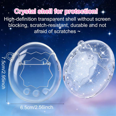 XDcase Virtual Pet Device Crystal Protective Case, For Tamagotchi Paradise