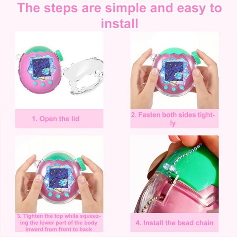 XDcase Virtual Pet Device Crystal Protective Case, For Tamagotchi Paradise