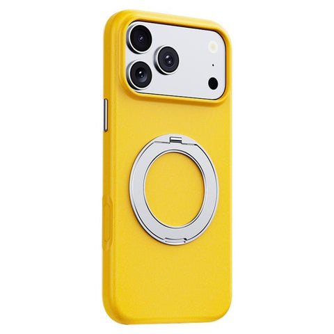 Boundless Series Rock Sand Magnetic Phone Case with 360 Degree Rotating Alloy Stand, For iPhone 18 Pro / 17 Pro, For iPhone 18 Pro Max / 17 Pro Max, For iPhone 16 Pro Max, For iPhone 16 Pro