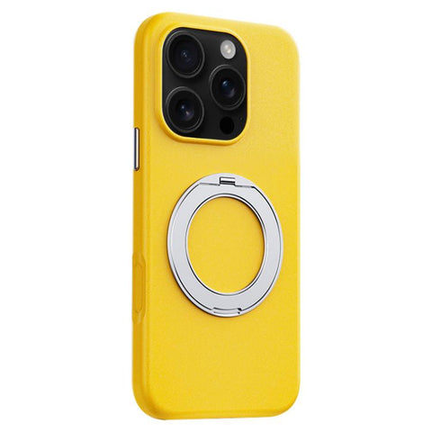 Boundless Series Rock Sand Magnetic Phone Case with 360 Degree Rotating Alloy Stand, For iPhone 18 Pro / 17 Pro, For iPhone 18 Pro Max / 17 Pro Max, For iPhone 16 Pro Max, For iPhone 16 Pro