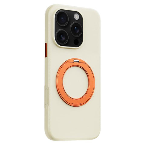 Boundless Series Rock Sand Magnetic Phone Case with 360 Degree Rotating Alloy Stand, For iPhone 18 Pro / 17 Pro, For iPhone 18 Pro Max / 17 Pro Max, For iPhone 16 Pro Max, For iPhone 16 Pro