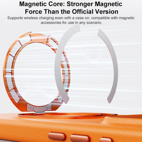 Boundless Series Rock Sand Magnetic Phone Case with 360 Degree Rotating Alloy Stand, For iPhone 18 Pro / 17 Pro, For iPhone 18 Pro Max / 17 Pro Max, For iPhone 16 Pro Max, For iPhone 16 Pro
