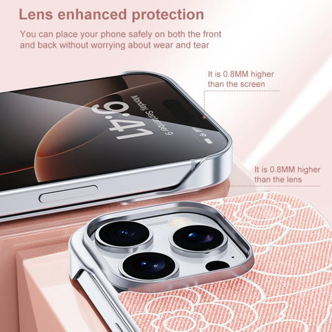 Embossed Camellia Flower Linen Fabric Magnetic Half Coverage Phone Case, For iPhone 15 Pro, For iPhone 15, For iPhone 14 / 13, For iPhone 14 Pro, For iPhone 14 Pro Max