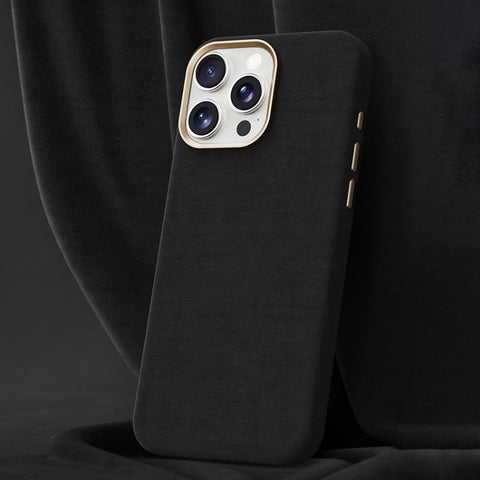 Ottilan Series Full Coverage Magnetic Microfiber Leather PC Phone Case, For iPhone 16, For iPhone 15 Pro Max, For iPhone 15 Pro, For iPhone 15 Plus / 14 Plus, For iPhone 15, For iPhone 14 / 13
