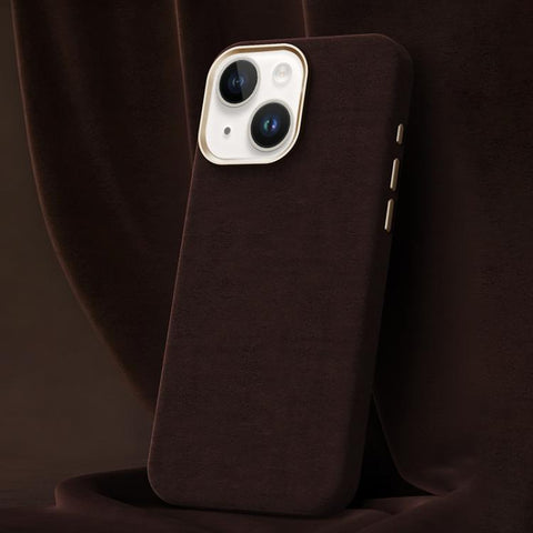 Ottilan Series Full Coverage Magnetic Microfiber Leather PC Phone Case, For iPhone 16, For iPhone 15 Pro Max, For iPhone 15 Pro, For iPhone 15 Plus / 14 Plus, For iPhone 15, For iPhone 14 / 13