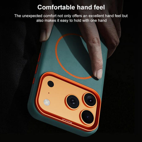 Elephant Leather Full Coverage Magnetic Microfiber Leather PC Phone Case, For iPhone 18 Pro / 17 Pro, For iPhone 18 Pro Max / 17 Pro Max, For iPhone 17, For iPhone 16 Pro Max, For iPhone 16 Pro, For iPhone 16 Plus