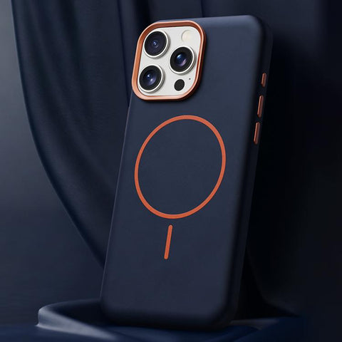 Elephant Leather Full Coverage Magnetic Microfiber Leather PC Phone Case, For iPhone 18 Pro / 17 Pro, For iPhone 18 Pro Max / 17 Pro Max, For iPhone 17, For iPhone 16 Pro Max, For iPhone 16 Pro, For iPhone 16 Plus