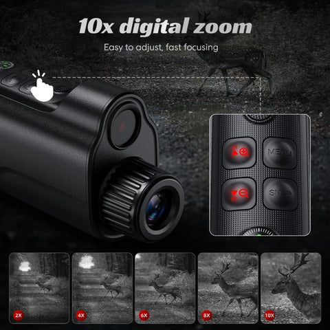 inskam 329 2MP HD Monocular Infrared Digital Night Vision Device with 2.0-inch Display, inskam329