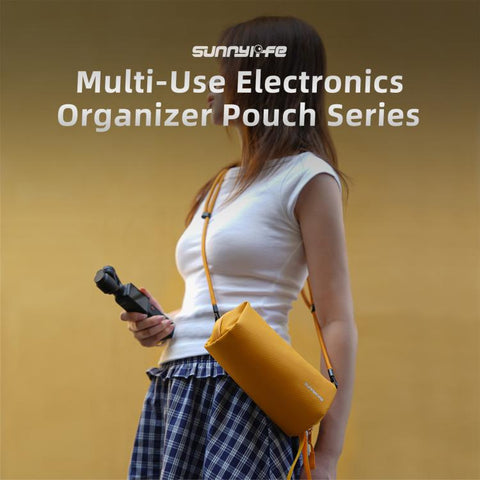 Sunnylife Multi-Use Electronics Organizer Pouch Series Handbag Storage Shoulder Bag Upgraded Pouch, For DJI OSMO Pocket 4 / 3