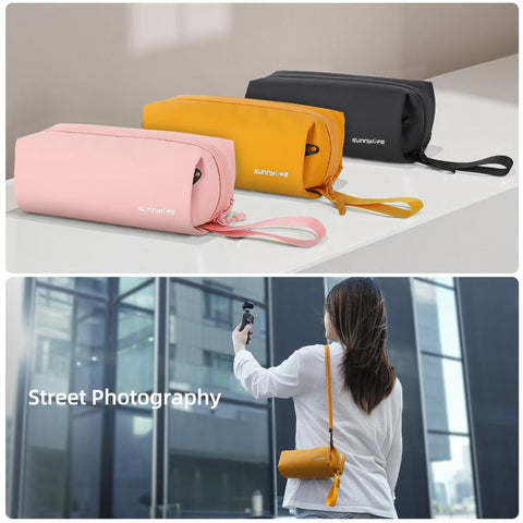 Sunnylife Multi-Use Electronics Organizer Pouch Series Handbag Storage Shoulder Bag Upgraded Pouch, For DJI OSMO Pocket 4 / 3
