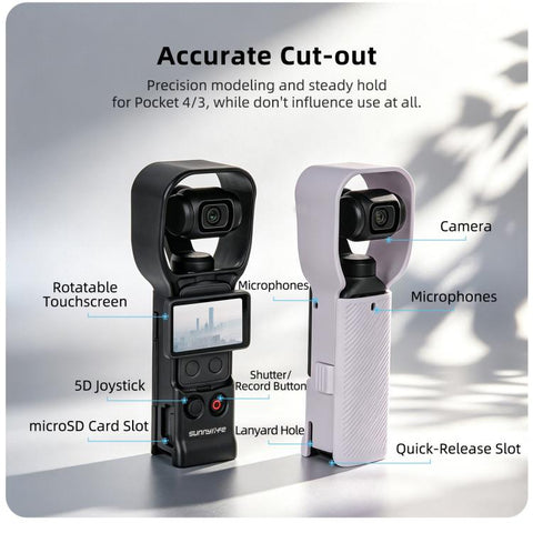 Sunnylife Instant Shooting Protective Shell Colorful Protective Cover Camera Protector, For DJI OSMO Pocket 4 / 3