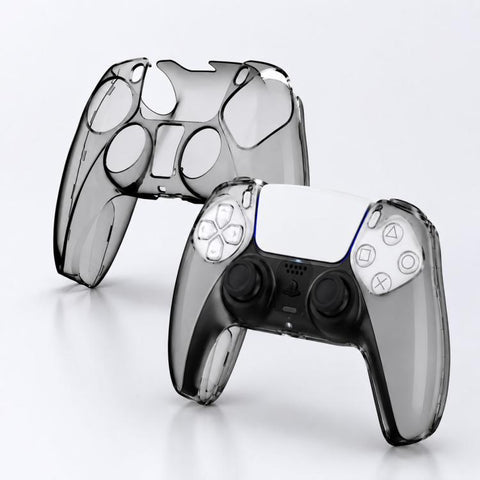 XDcase 2pcs Game Controller Split Crystal PC Protective Case, For Sony PS5