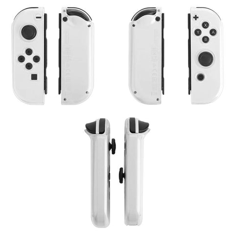 XDcase 1 Pair Clear TPU Protective Case & Joystick Caps Set, For Nintendo Switch 2 Joy-Con, For Nintendo Switch / Switch OLED Joy-Con