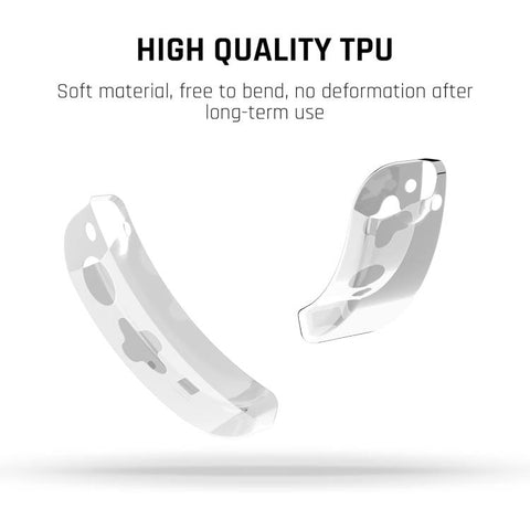 XDcase 1 Pair Clear TPU Protective Case & Joystick Caps Set, For Nintendo Switch 2 Joy-Con, For Nintendo Switch / Switch OLED Joy-Con