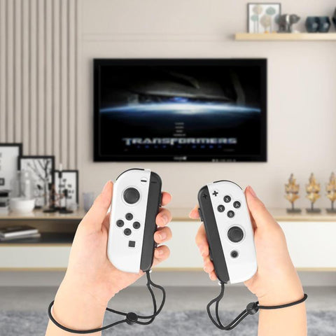 XDcase 1 Pair Clear TPU Protective Case & Joystick Caps Set, For Nintendo Switch 2 Joy-Con, For Nintendo Switch / Switch OLED Joy-Con