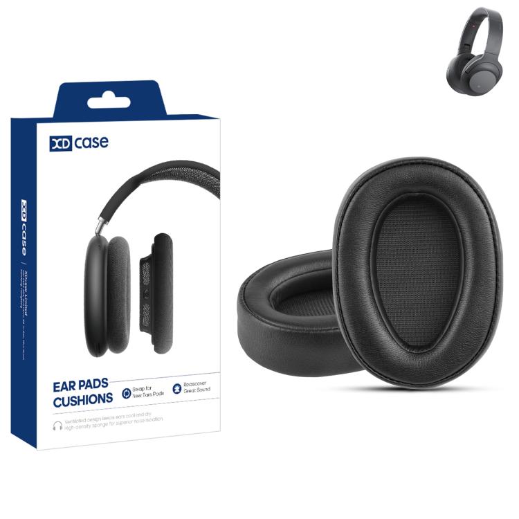 XDcase 1 Pair Protein Leather Headset Replacement Ear Pads with Prying Tool, For Sony MDR-100ABN / WH-H900N