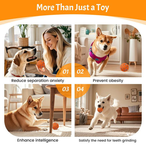 O15 Smart Automatic Pet Toy Ball Dog Training, Diameter 80mm