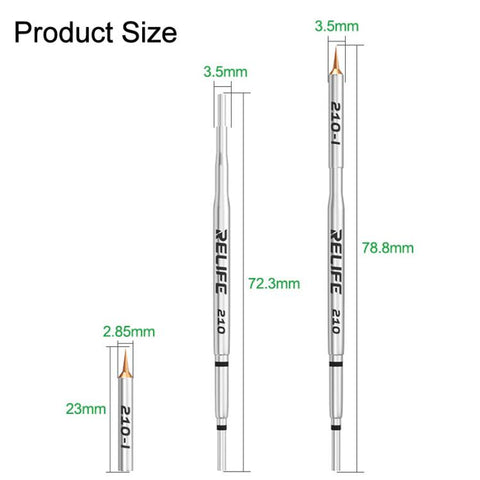 Relife 210 Replaceable Flying Wire Soldering Iron Tip, Relife 210