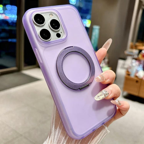 Skin Feel 360 Degrees Rotating Holder PC Hybrid TPU Magnetic Phone Case, For iPhone 12 Pro Max, For iPhone 12 Pro