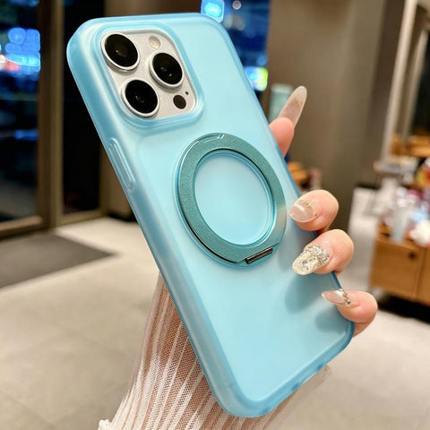 Skin Feel 360 Degrees Rotating Holder PC Hybrid TPU Magnetic Phone Case, For iPhone 12 Pro Max, For iPhone 12 Pro