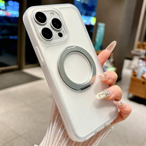 Skin Feel 360 Degrees Rotating Holder PC Hybrid TPU Magnetic Phone Case, For iPhone 12 Pro Max, For iPhone 12 Pro