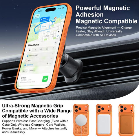 Colorful Hollowed Cooling 360 Degree Rotation Ring Holder Magnetic Phone Case, For iPhone 15
