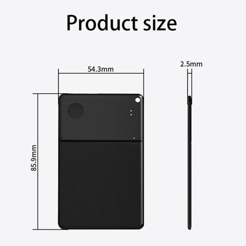 S22 Ultra-thin Card Type Mini GPS Global Smart Bluetooth Location Tracker Anti-lost Device, S22