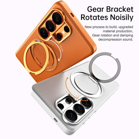 Cloud Block Star Leather Series 360 Degree Rotation Holder Magnetic Phone Case, For Galaxy S26+ 5G, For Galaxy S26 Ultra 5G, For Galaxy S26 5G