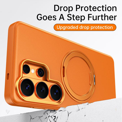 Cloud Block Star Leather Series 360 Degree Rotation Holder Magnetic Phone Case, For Galaxy S26+ 5G, For Galaxy S26 Ultra 5G, For Galaxy S26 5G