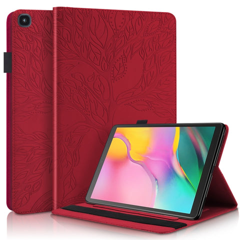 Life Tree Series Horizontal Flip Leather Case with Holder & Card Slots & Pen Slot, For Huawei Mediapad M5 Lite / C5 10.1 inch, For Huawei MatePad 10.4 inch, For Huawei MediaPad M5 10.8 inch, For Huawei MediaPad T5 10.1 inch, For Huawei MatePad T8 8 inc...