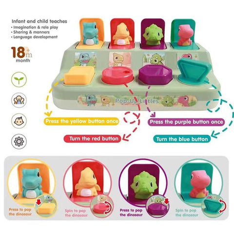 Montessori Animal Surprise Box Pop-up Educational Learning Toys