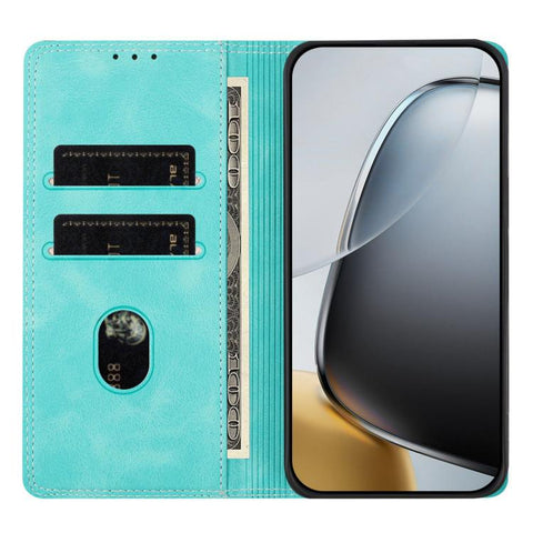 Skin Feel Two-tone RFID Blocking Vegan Leather Phone Case, For Galaxy A34 5G, For Galaxy A54 5G, For Galaxy A14 5G, For Galaxy A13 4G / 5G, For Galaxy M62 / F62 5G