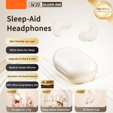 Hileo Hi20 Sleep Noise Reduction Wireless Bluetooth Earphone