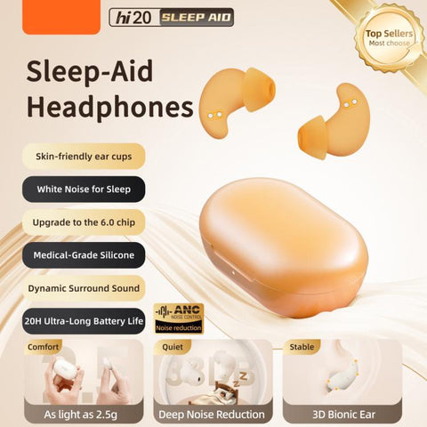 Hileo Hi20 Sleep Noise Reduction Wireless Bluetooth Earphone