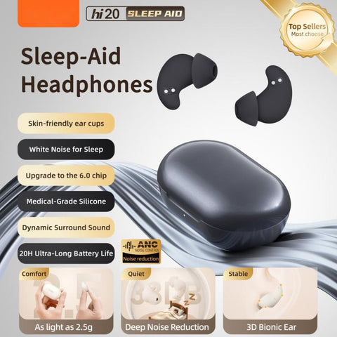 Hileo Hi20 Sleep Noise Reduction Wireless Bluetooth Earphone