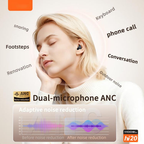 Hileo Hi20 Sleep Noise Reduction Wireless Bluetooth Earphone