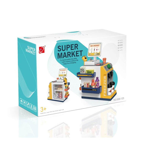 46pcs / Set Children Pretend Play Supermarket Cash Register Toy