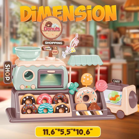 Electric Mini Children Pretend Play Donut Shop