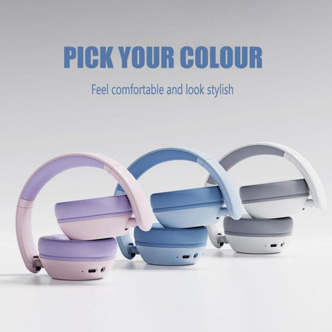 BT08C Bluetooth Wireless Full-Cover Headphone for Children
